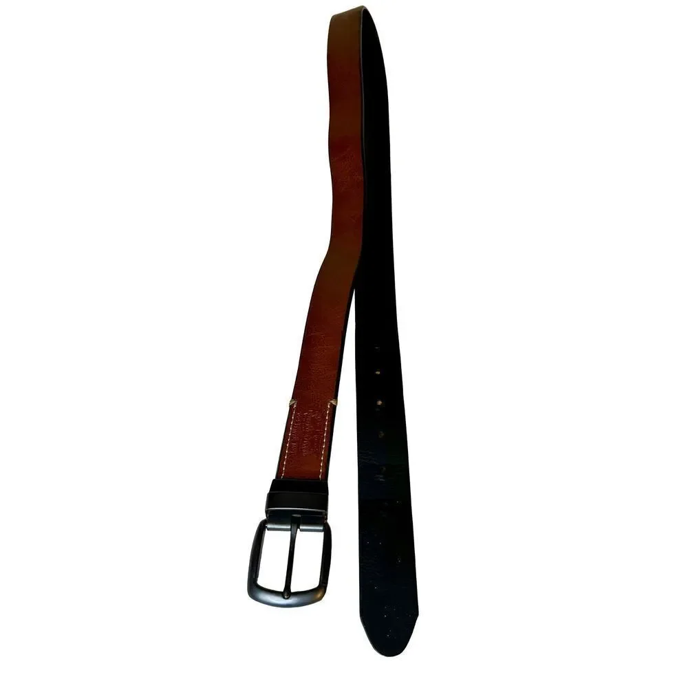 Levis Men's Leather Reversible Black & Brown Belt Size XL 42-44